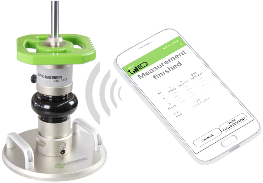 Light Weight Deflectometer WEBERconnect